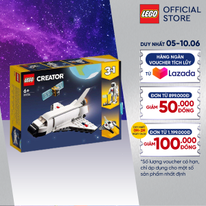 LEGO CREATOR 31134 Tàu Con Thoi Vũ Trụ (144 chi tiết)