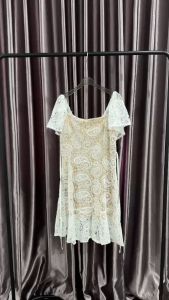 SV 6545 - Cavierra Lace Dress | Silvervogue | Gaun Lance Brukat Pakaian Kasual Wanita