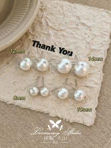 ต่างหูไข่มุกประดับเพชรสไตล์ฝรั่งเศสเรียบง่ายหรูหรา ดีไซน์ทันสมัย ​​อเนกประสงค์ ต่างหูแบบห้อยสำหรับผู้หญิง