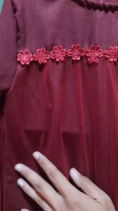 BAJU GAMIS DRES NURAINI ANAK KREP AIRPLOW MIX TILLE FULL/B 2-7TAHUN NON HIJAP