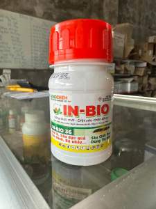 Thuốc trừ sâu tơ bọ nhảy sâu xanh da láng... IN-BIO chai 100ml. Cam kết diệt sâu sau 3h phun