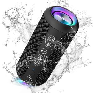 ortizan | Loa Bluetooth Di Động Ortizan 24W IPX7 Chống Nước Không Dây 5.3 Âm Thanh Nổi Với Âm Trầm Hỗ Trợ Thẻ TF Và Bluetooth 5.3