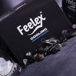 Bao cao su siêu mỏng Feelex Cooling mát lạnh cảm giác chân thật hộp 10 chiếc