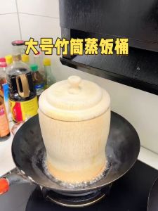 Nồi Hấp Cơm Bằng Tre Thủ Công Lớn Nguyên Khối Có Nắp Nồi Hấp Tre Nguyên Chất Dùng Tại Nhà Nồi Hấp Tre Tươi