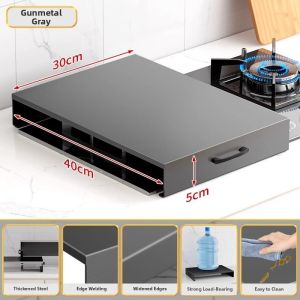 KUWUBIANJING | Gas Stove Cover & Support Rack