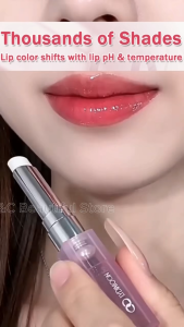 LYDIMOON Thermochromic Color Changing Lipstick 3g Zero Harmful Additives Vitamin E Hydrating Lip Balm Temperature PH Color Shift Repair Dry Cracked Dull Lips Fade Lip Lines Non Greasy Long Lasting Daily Lip Cosmetic For Women Students