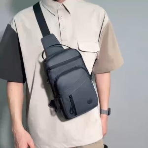 TAS SELEMPANG PRIA WATERPROOF 008 SLINGBAG KOREA TERBARU PREMIUM BERKUALITAS ANTI AIR