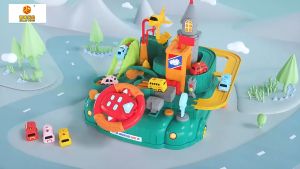 Mainan Anak Mobil Funny Adventure Track Set Simulasi Steering Steer Wheels