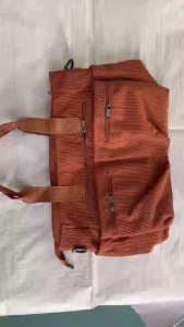 HY BAG #4062 FASHION WOMENS CANVAS STRIPE LARGE CAPACITY HANDBAG SHOULDER BAG FOR WOMEN