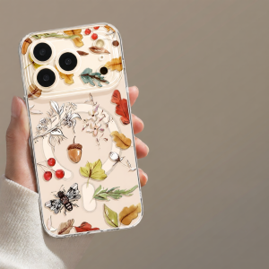 YOUSIDUN | Transparent Magnetic Phone Case with Stand for iPhone 17 Pro Max