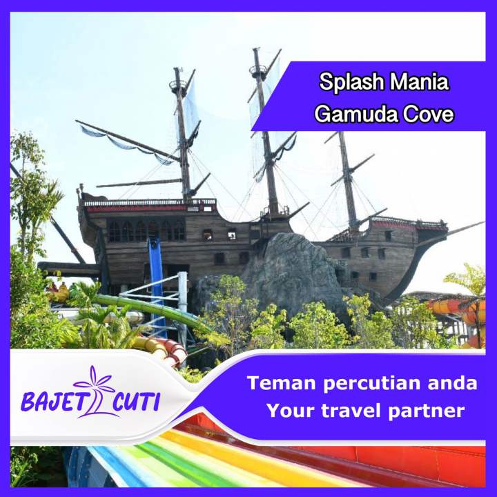[Promosi] Splash Mania Gamuda Cove Waterpark Admission Tickets Lazada