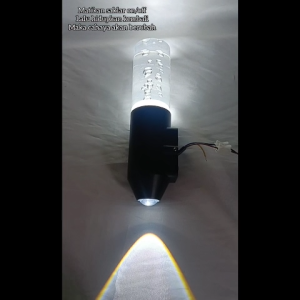 Lampu Dinding LED Gelembung Air 2 Lampu 7 Watt 3 Warna Dekoratif Wall Light Modern Hemat Energi
