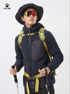 Kelme | Light Weight Warm Winter Mens Hooded Outdoor Jacket