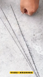 Penggaris Benang Tinta Tukang Kayu Otomatis