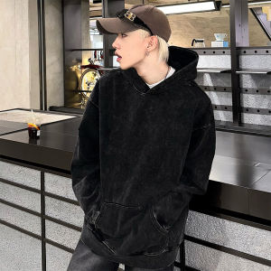 LIUBU | Retro Washed Hoodie Sweatshirt