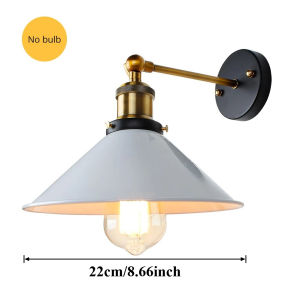 JOYINLED Retro Vintage E27 Metal Wall Mounted Lamp Loft Industrial Rust American Style Indoor Light Luminaire Corridor Aisel Bar