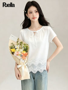 puella | Summer Versatile Patchwork Casual Loose Fit Blouse
