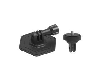 20240226 Sunnylife for DJI Osmo Pocket 3/Insta360 X3/Insta360 X5 X4/GO 3 Flexible Adhesive Helmet Mount Soft Flat Curved Base Action Camera Holder