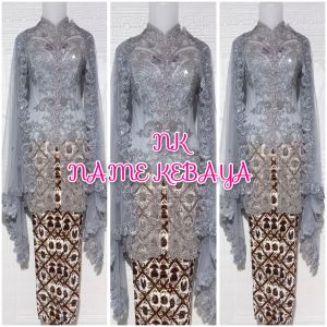 set kebaya akad nikah kebaya tunik pesta