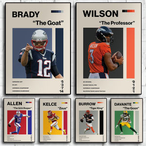 Rugby Sportsman Pictures Tennis Boxing Sports Canvas Print Posters For Room Living Office Modern Painting Art Home Wall Decor