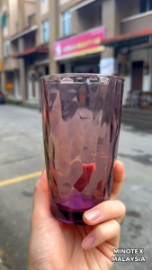 Bormioli Rocco 1pc 470ml Diamond Highball Tumbler Glass - Made in Italy