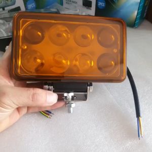 Đôi đèn led trợ sáng ô tô. Đèn tăng sáng 8 bóng Runlai 12v và 24v chính hãng