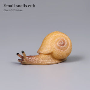 Cute Wild Insect Animals Snail Model Garden Decoration PVC Miniature Educational Kids Toys