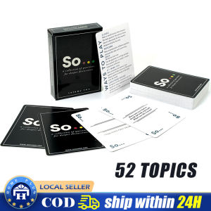 So Cards Conversation Starter - Questions Card Game for Adults & Families