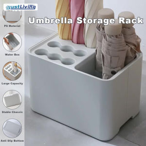 JustLiving Home Umbrella Storage Rack Household Stand Umbrella Bucket Office Drain Rack Commercial Hotel Office Entrance Landed Household Umbrella Drain Rack