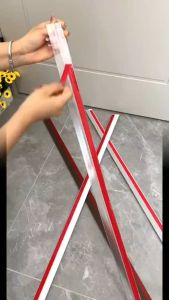 Door Draft Stopper Door Bottom Seal Strip Adhesive Sealing Rubber Sticker Acustic Blocker Insects Door Stopper Protector Holder