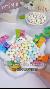 Sugar-Free Mixed Fruit Mint Candy | Assorted Flavors Breath Freshener Low-Calorie Healthy Snack for Office School & Party