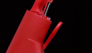 Non Stick Kitchen Cutlery Set Kitchen Knife Chopping Board Scissors Set Holder Stainless AT