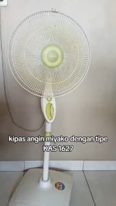 MIYAKO KAS 1627 KB Kipas Angin 2IN1 Bisa 2 Fungsi Berdiri Dan Duduk Ukuran 16 inch garansi resmi