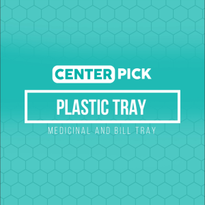 Centerpick Plastic Tray Mini Rectagular Basket Medical Organizer Lightweight Payment Bill Trays.