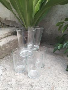 paling laris!!!(6pcs) GELAS KACA /gelas kaca bening