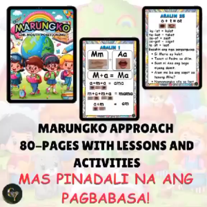 81 Pages MARUNGKO Reading Book Back to Back Print 80 Gsm for Preschool Grade School Colorful