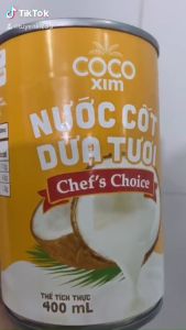 (TIỆN LỢI CHO MẸ - NHÃN MỚI) Combo 02 Lon Nước Cốt Dừa Tươi 100% Dừa Nguyên Chất Cocoxim MomCook 400ml - Thương hiệu COCOXIM 400ml - YOOSOO