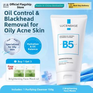 LUCENBASE Amino Acid Cleansing Foam Oil Control Deep Cleansing Pores Gentle Blackhead Removal