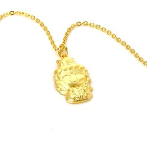Chow Sang Sang 周生生 999.9 24K Pure Gold Price-by-Weight 2.28g Gold Buddha Pendant 89231P