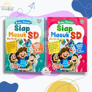 Buku Anak TK PAUD / Buku Pintar Siap Masuk SD Plus Tes IQ ( Kurikulum Merdeka )