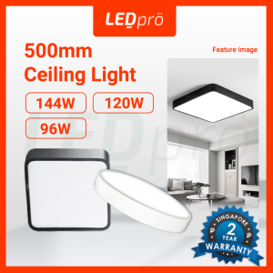 LED PRO Ceiling Lights 500MM 96W/120W/144W Tri-Tone Kitchen Led Light Square /Round Living Room