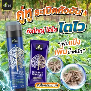 มันสำปะหลัง คู่หู โฟทีร์ สารเสริมประสิทธิภาพ พลังคูณ 4
