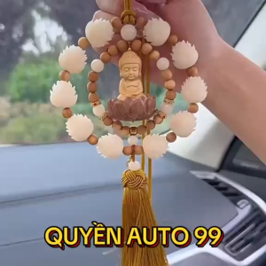Khánh treo xe ô tô tượng Phật Liên Hoa phong thủy treo gương chiếu hậu ô tô mang lại bình an may mắn