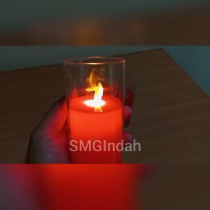 LAMPU LED / LAMPU LILIN / LILIN ELEKTRIK / LILIN BATERAI MERAH / LILIN
