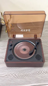 Middix CD/DVD player with Speaker for kpop albums Retro Bluetooth Speaker usb play Portable Music Player Built-in Battery AUX input/output