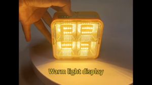 Solar Lighting Outdoor Portable Solar Lights Magnetically Absorbed Indoor Home Emergency Camping Lighting for Construction Sites