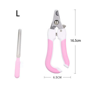 Pet Dog Cat Stainless Steel Claw Nail Clippers Cutter File Scissors Dogs Toe Care Trimmer Nails Pets Grooming Supplies