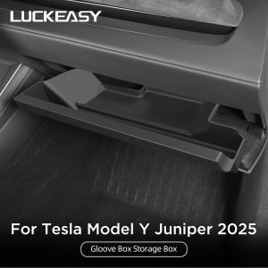 for Tesla Model Y Juniper/Launch 2025 Car Glove Box Storage Box Car Accessories Copilot Side Storage Tray Tidying Organizer