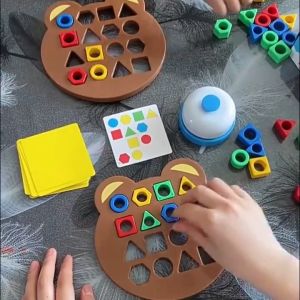 Sweetybayi Montessori Toys Color Geometry Shape Matching Toy Kids Concentration Training Early Educational Toys