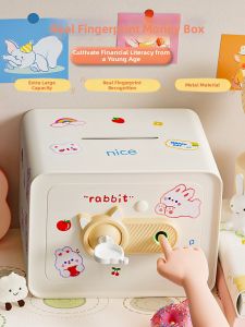 PALONG | Children Metal Fingerprint Security Only-in Money Box